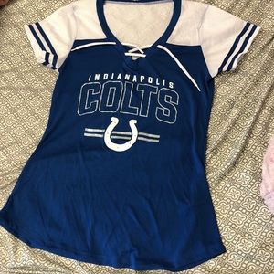 women’s lace-up colts jersey